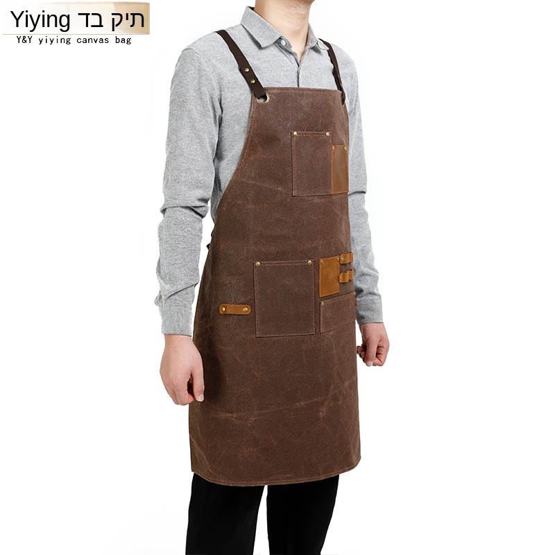 Woodworking Overalls - Delantal de Lona Encerada a la