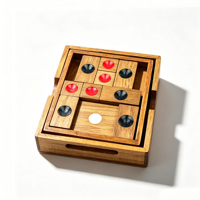 Woodworking Kids Toys - Rompecabezas Clásico HuaRongDao, Rompecabezas de Bloques