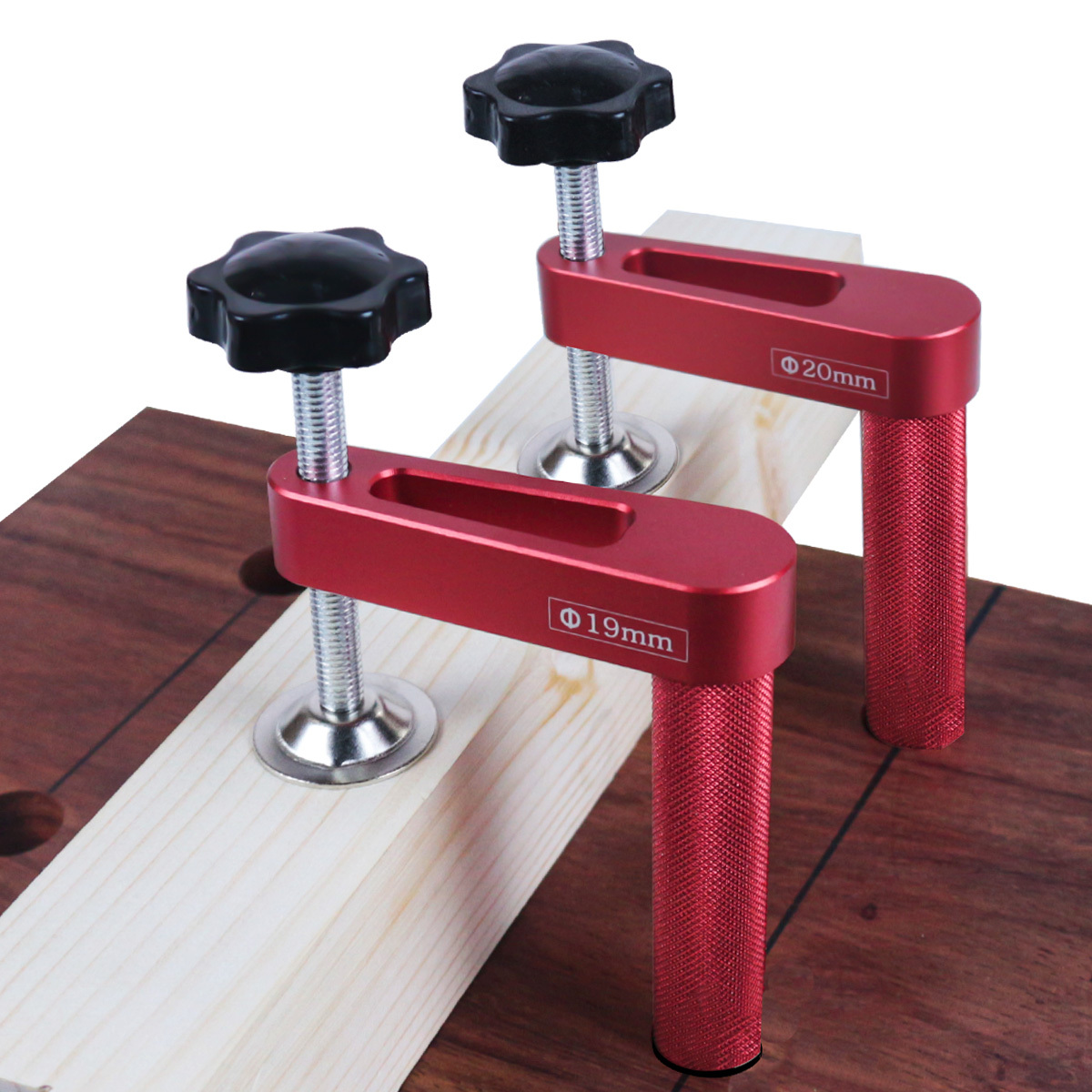 Woodworking Z Clips - Abrazadera con orificio para perro de