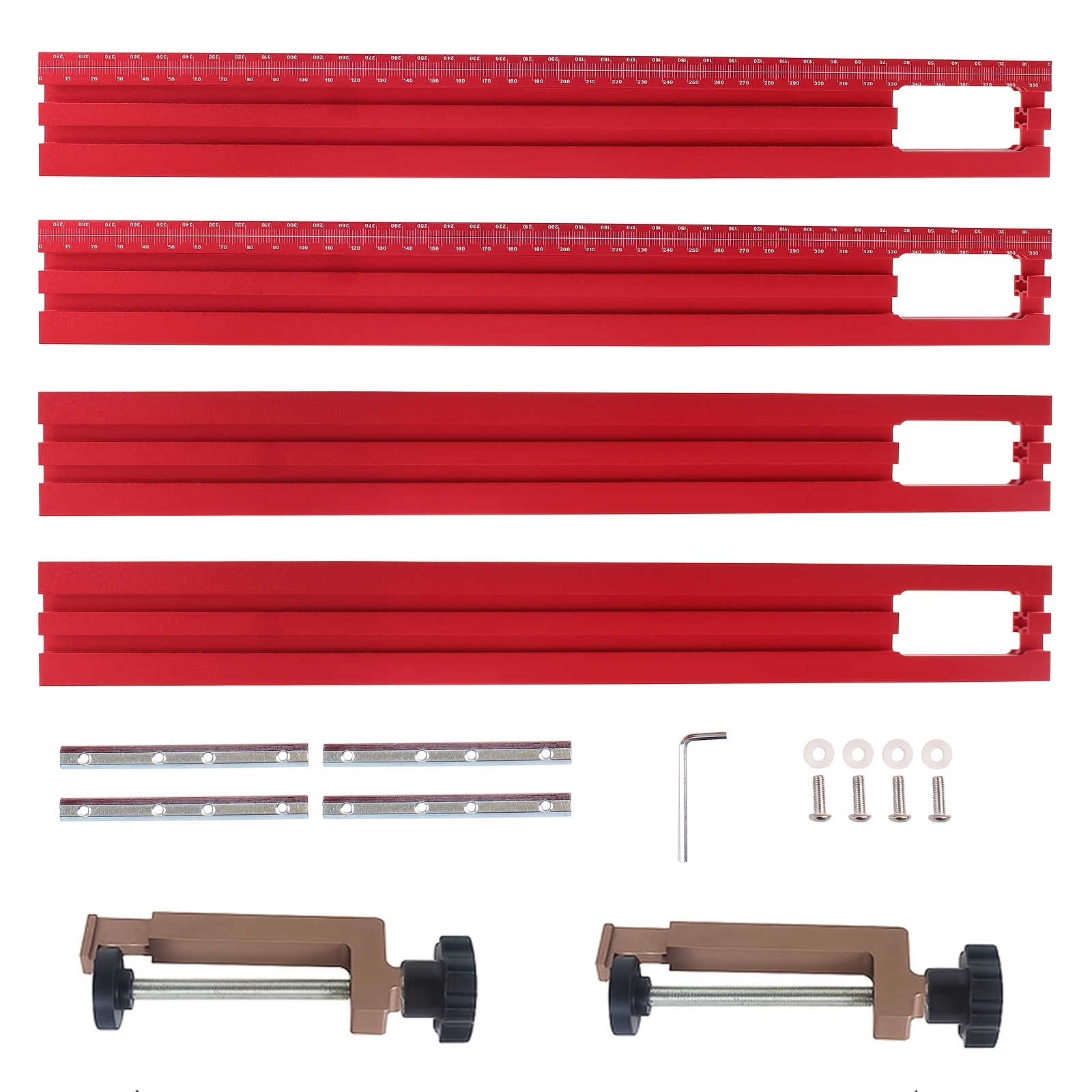 Woodworking Z Clips - Riel guía de 40 cm para
