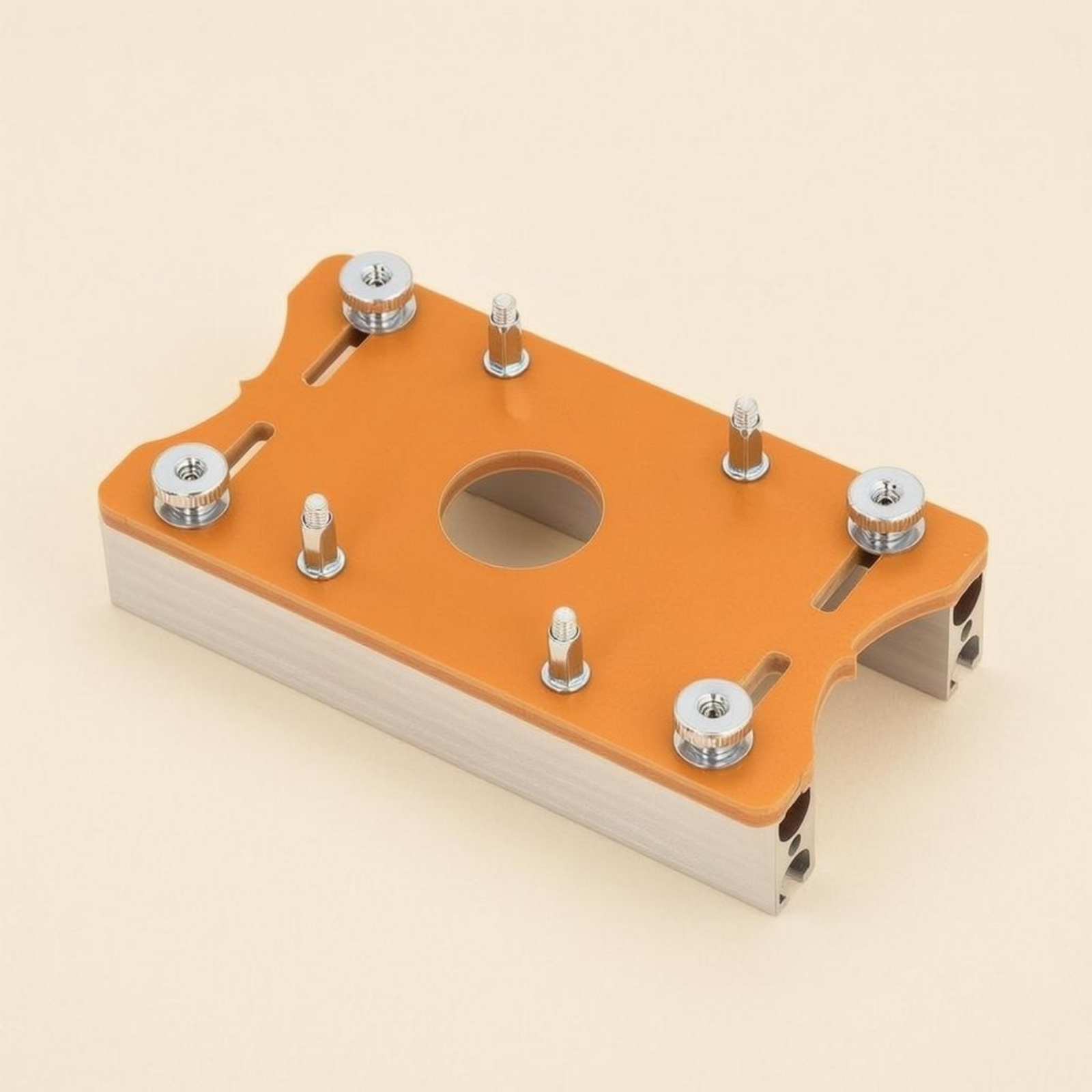Woodworking Jig - Plantilla de ranurado compacta para router,