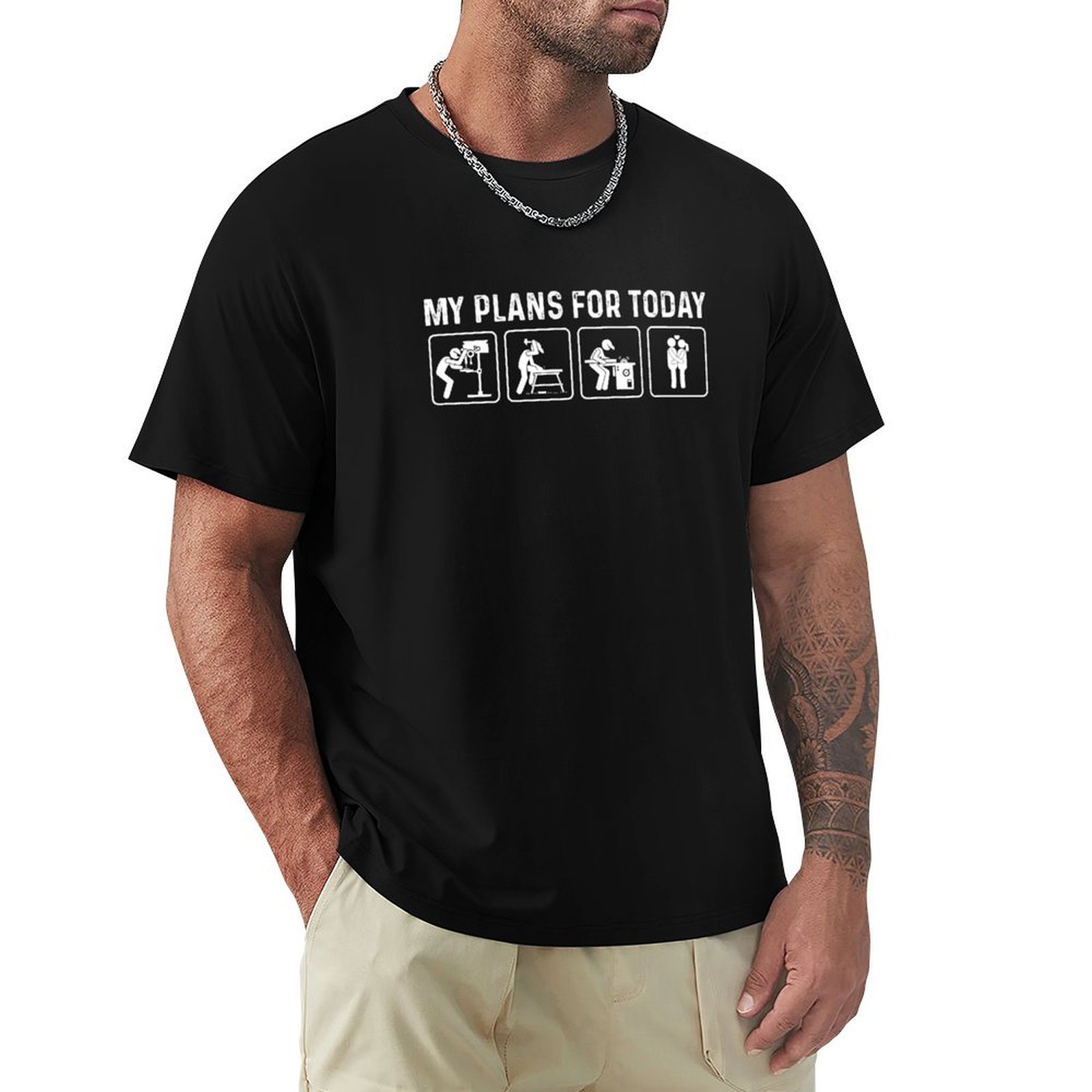 Woodworking Plans Free - Camiseta divertida de carpintería para papá,