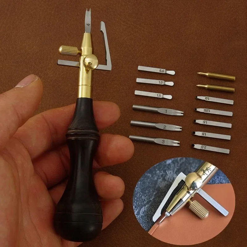 Woodworking Veneer Cutter - Cabezal de corte multifunción ajustable, herramienta