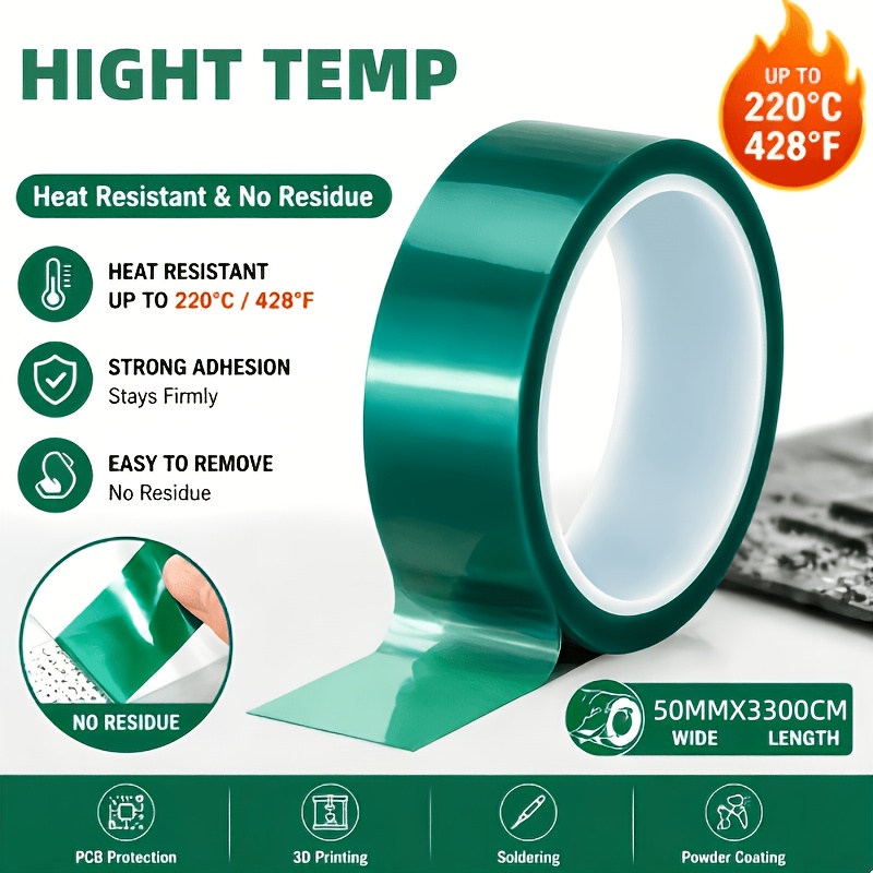 Woodworking Resin - Cinta de Resina Epoxi Verde YITAPE,