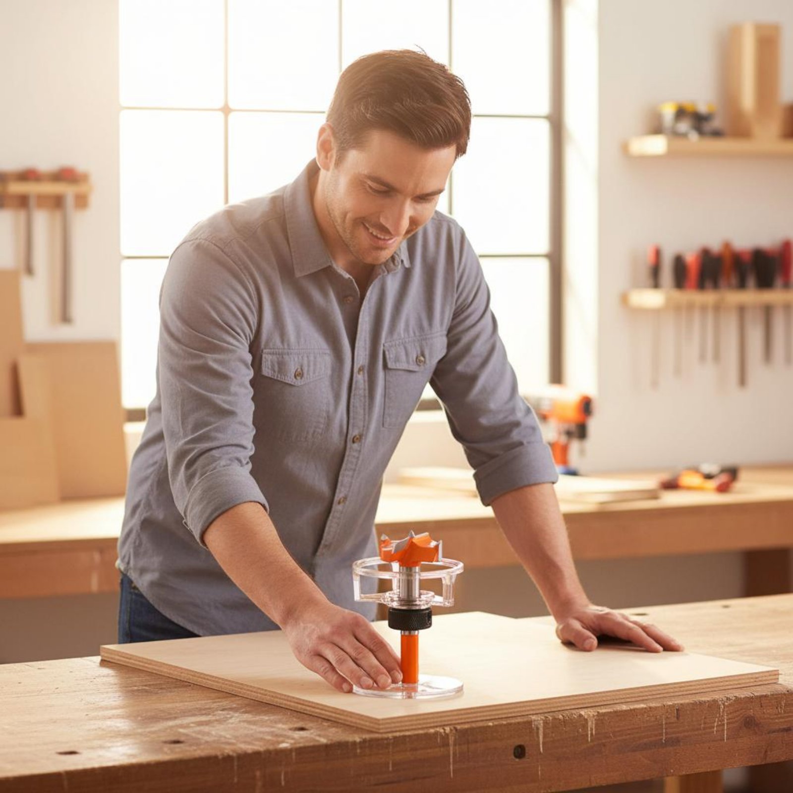 Plantilla de perforación de 35 - Woodworking Jig reseña y precio