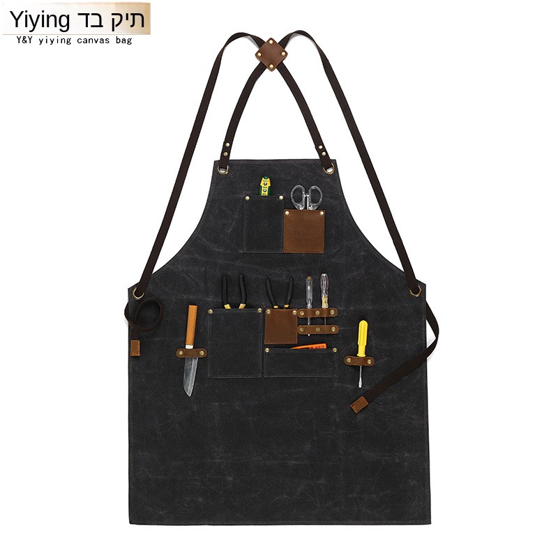 Delantal de Lona Encerada a la - Woodworking Overalls reseña y precio