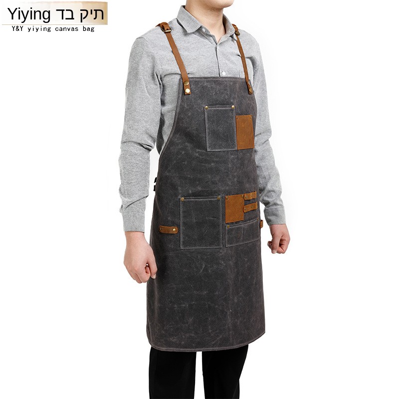 Delantal de Lona Encerada a la - Woodworking Overalls reseña y precio