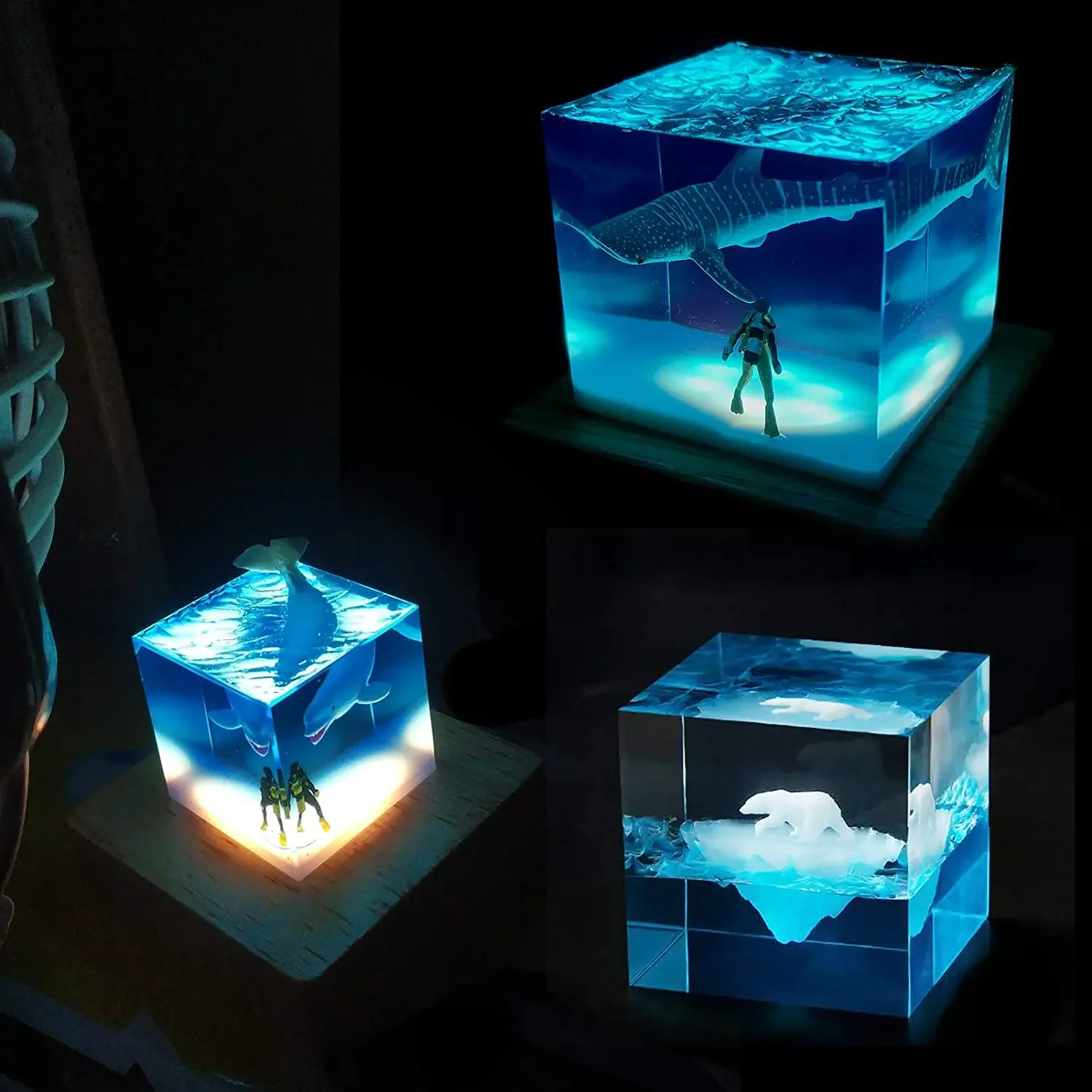 Molde de resina de luz cuadrad - Woodworking Resin reseña y precio