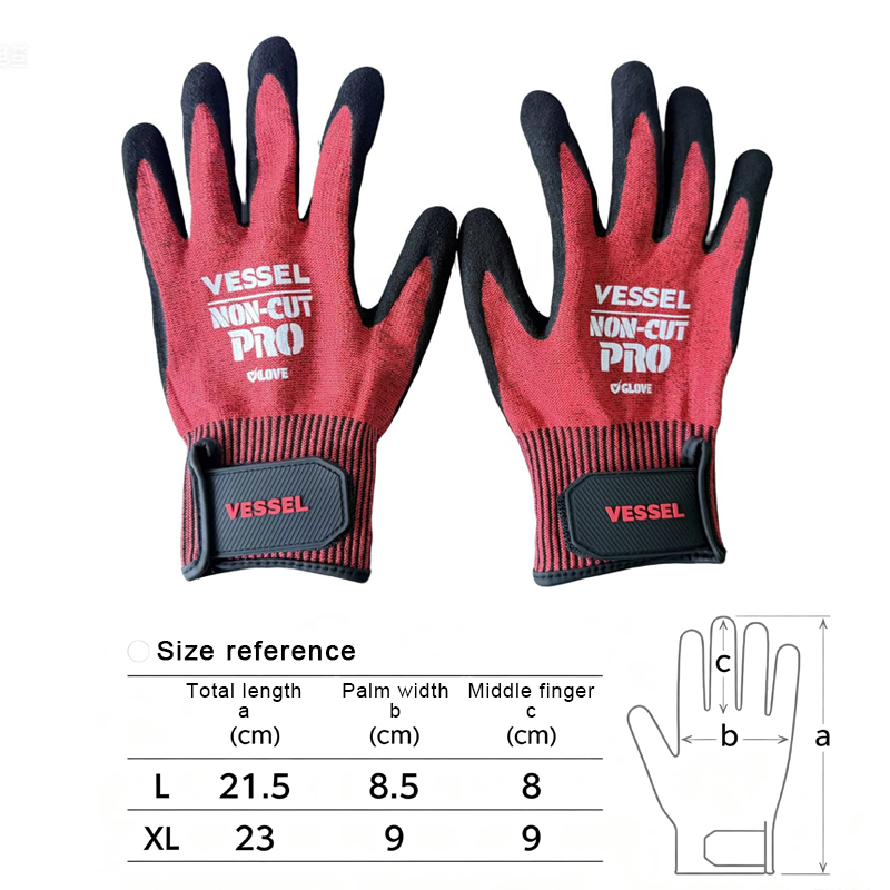 Guantes de Trabajo VESSEL, Res - Woodworking Gloves reseña y precio