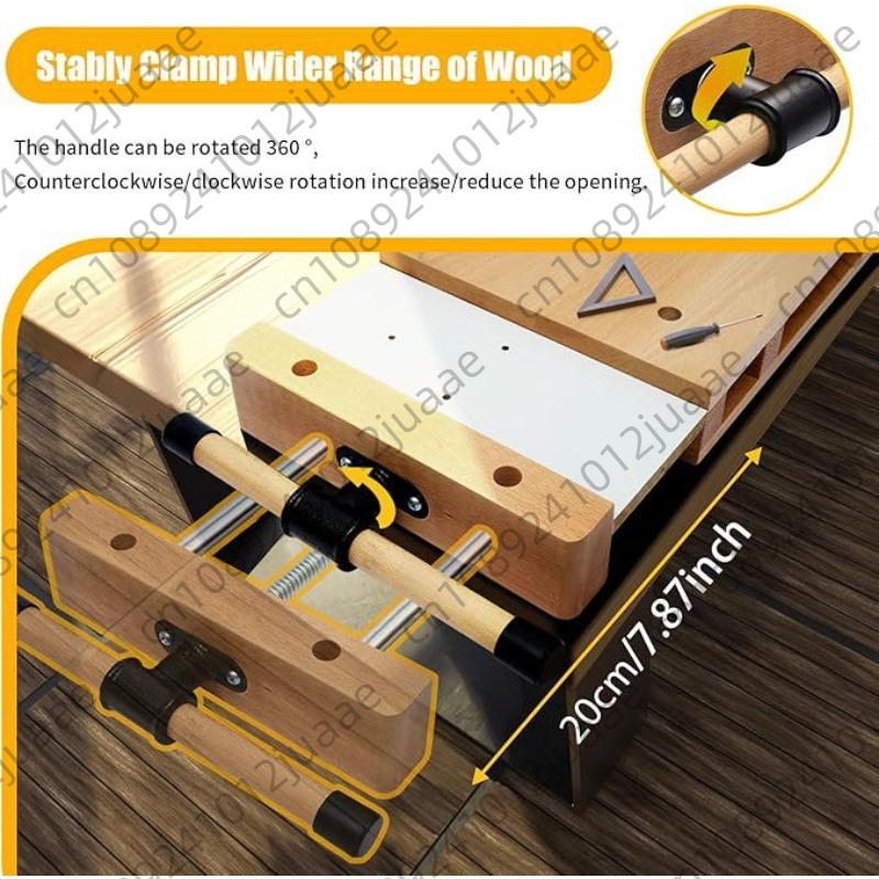 Banco de madera dura, tornillo - Woodworking Bench Vise reseña y precio