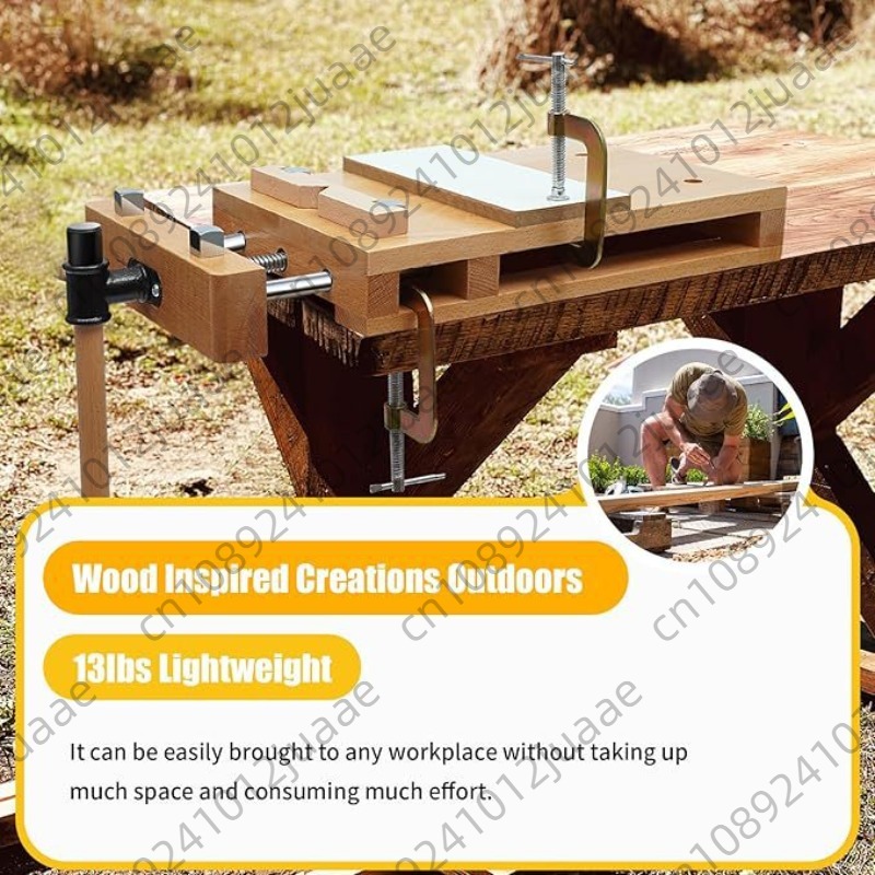 Banco de madera dura, tornillo - Woodworking Bench Vise reseña y precio