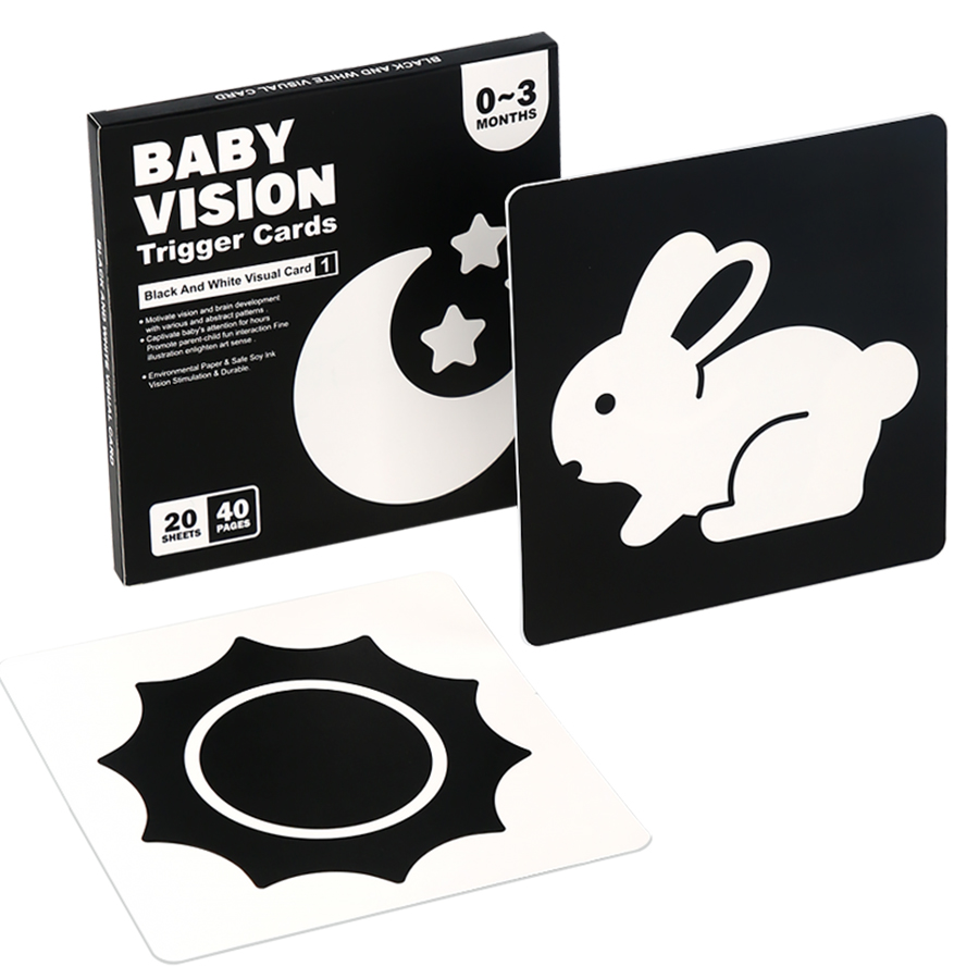 Tarjetas de estimulación Visua - Woodworking Kids Toys reseña y precio