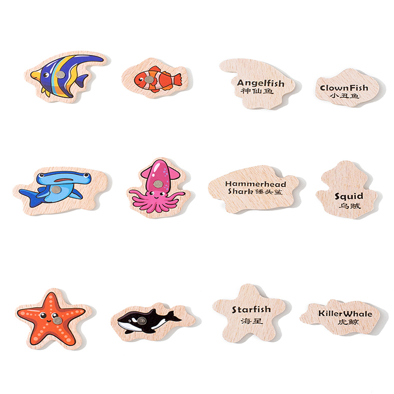 Juguetes de pesca Montessori d - Woodworking Kids Toys reseña y precio