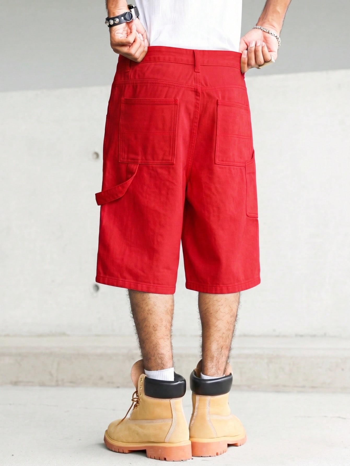 Pantalones cortos de mezclilla - Woodworking Overalls reseña y precio