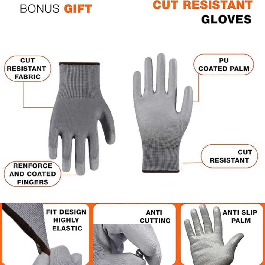 Protectores de rodilla antides - Woodworking Gloves reseña y precio