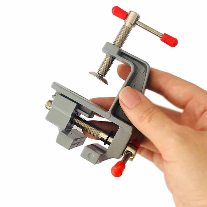 Mini abrazadera de mesa de alu - Woodworking Bench Vise reseña y precio