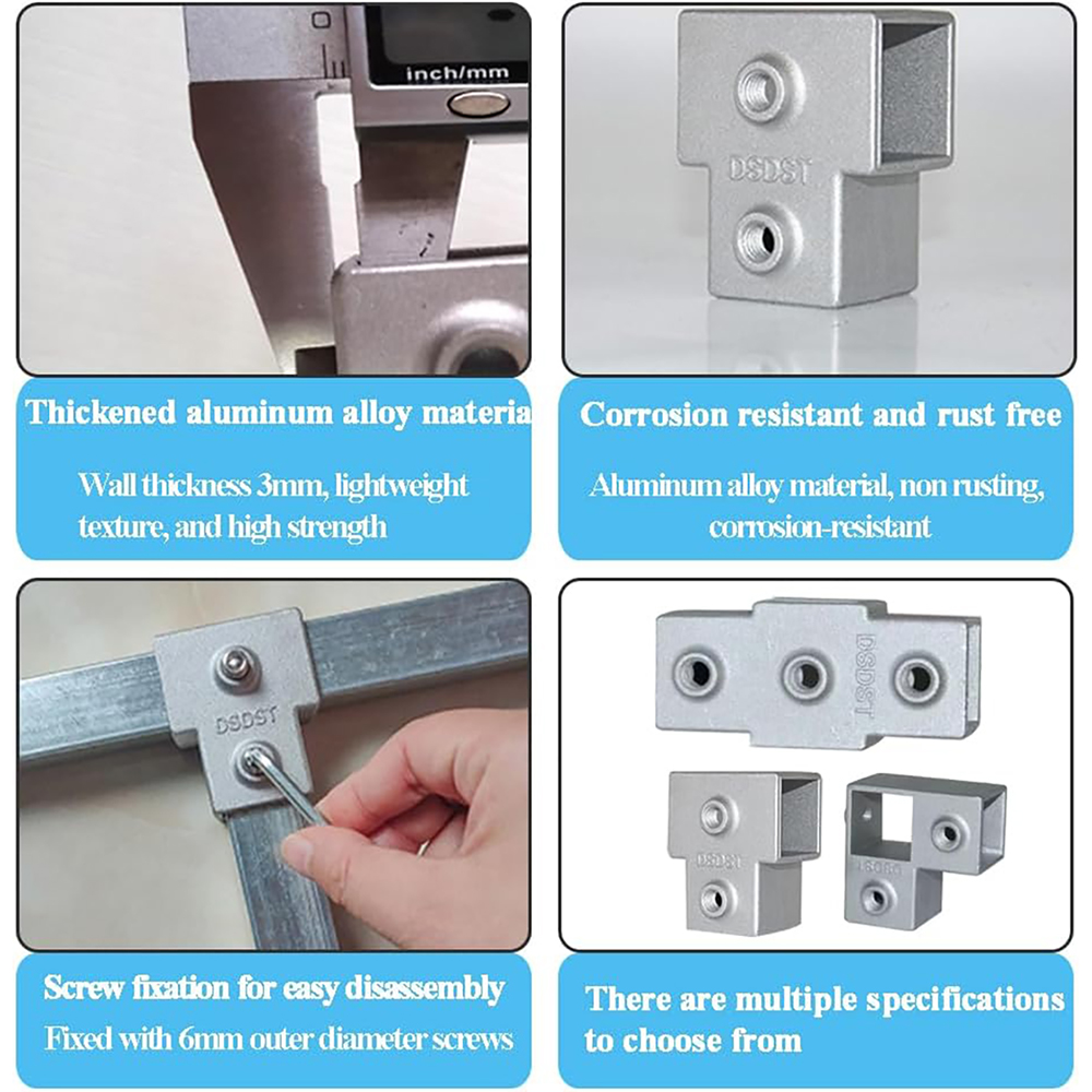 Conectores de tubo cuadrado de - Woodworking Youtube Free reseña y precio