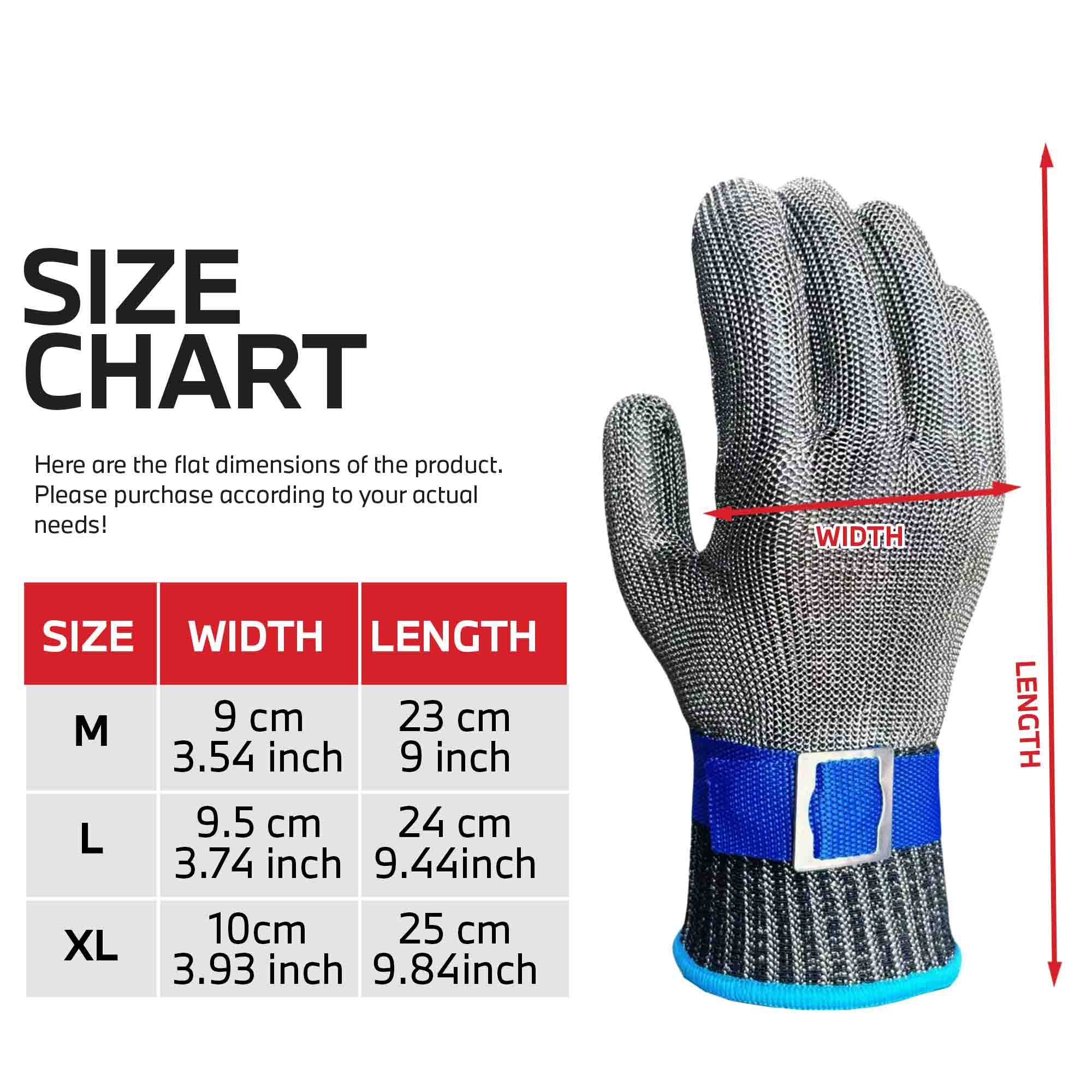 Guante de Seguridad de Malla d - Woodworking Gloves reseña y precio