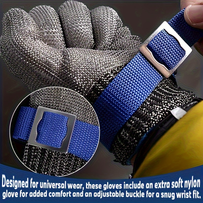 Guante de Seguridad de Malla d - Woodworking Gloves reseña y precio