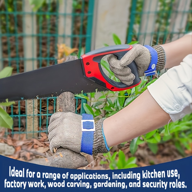 Guante de Seguridad de Malla d - Woodworking Gloves reseña y precio