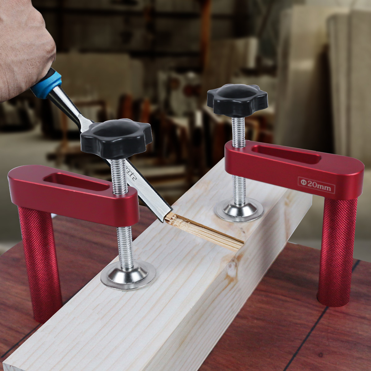 Abrazadera con orificio para p - Woodworking Z Clips reseña y precio