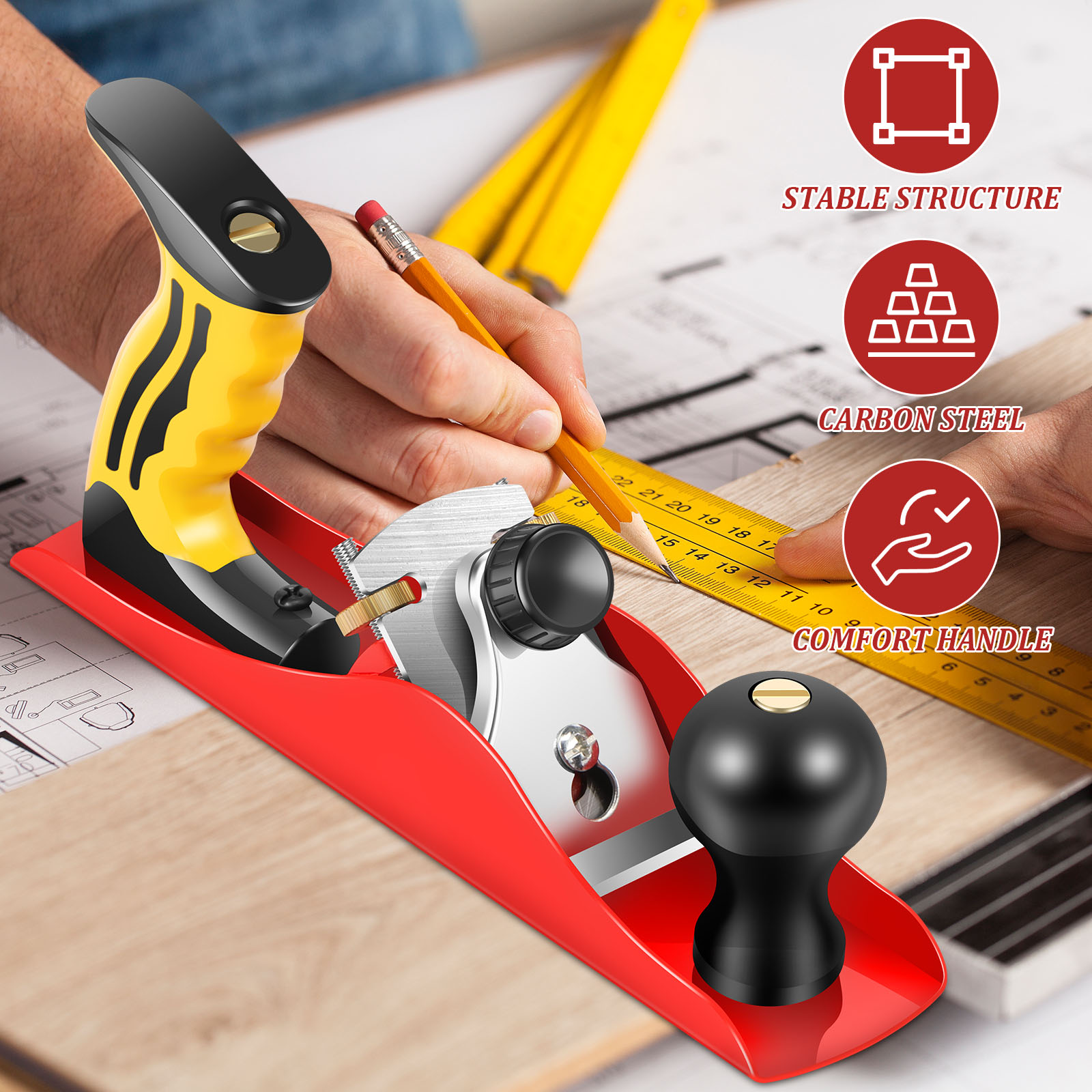 Juego de cepilladora manual de - Woodworking Plan Pdf reseña y precio