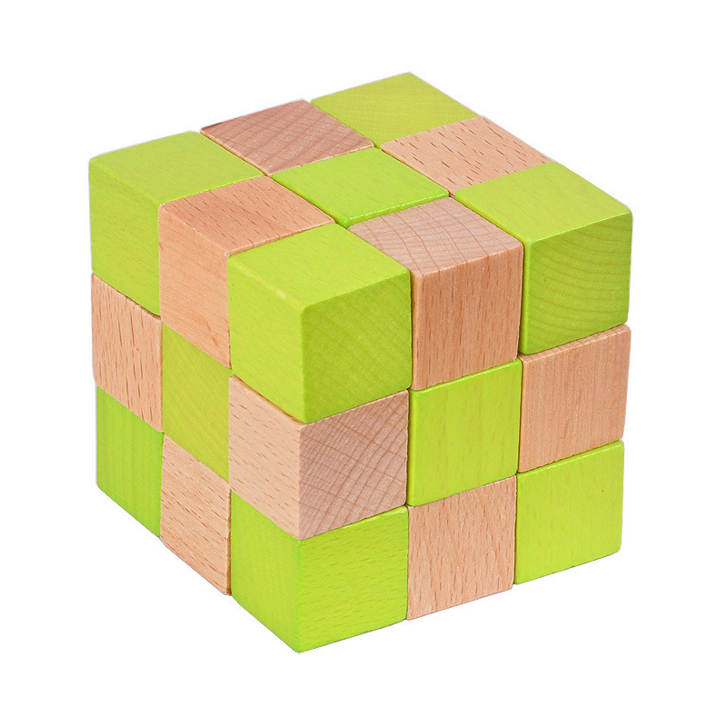 Rompecabezas de cubo de serpie - Woodworking Kids Toys reseña y precio