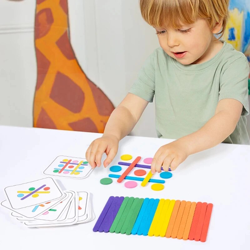 Palo de arcoíris para niños, r - Woodworking Kids Toys reseña y precio
