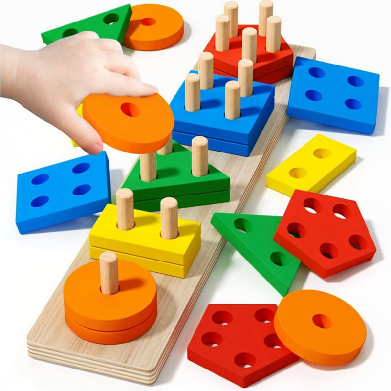 Juguetes de madera Montessori  - Woodworking Kids Toys reseña y precio