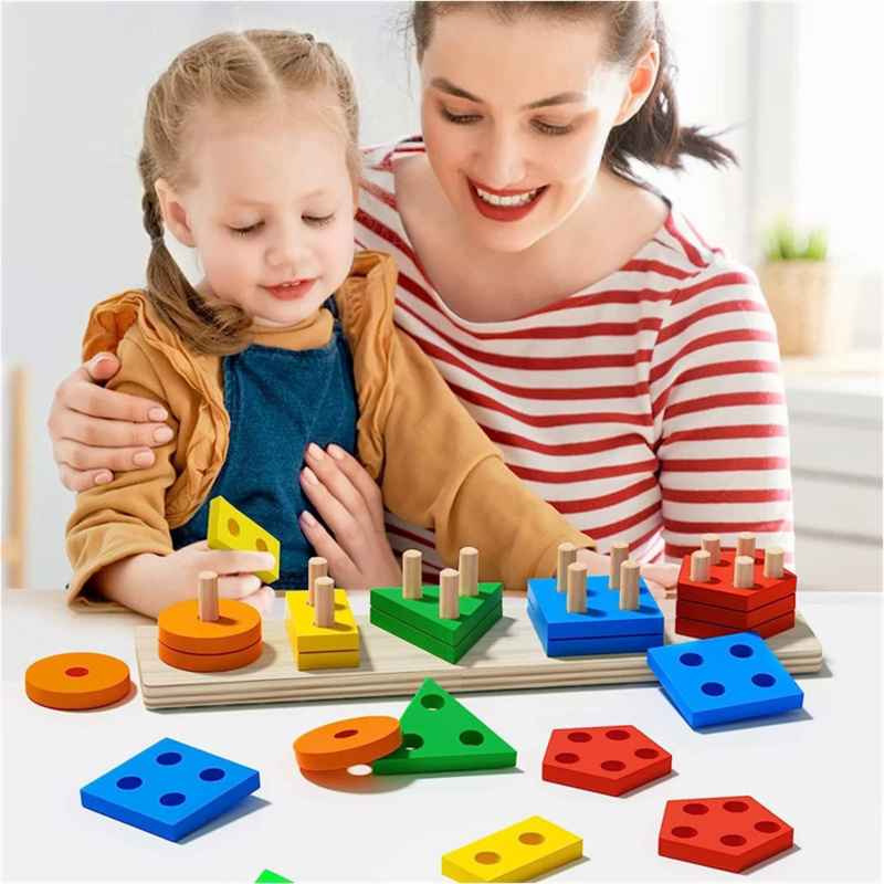 Juguetes de madera Montessori  - Woodworking Kids Toys reseña y precio