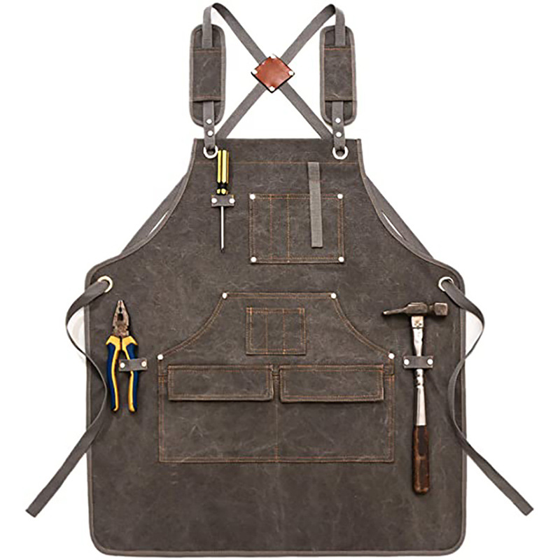 Delantal de Lona Gruesa Simple - Woodworking Overalls reseña y precio