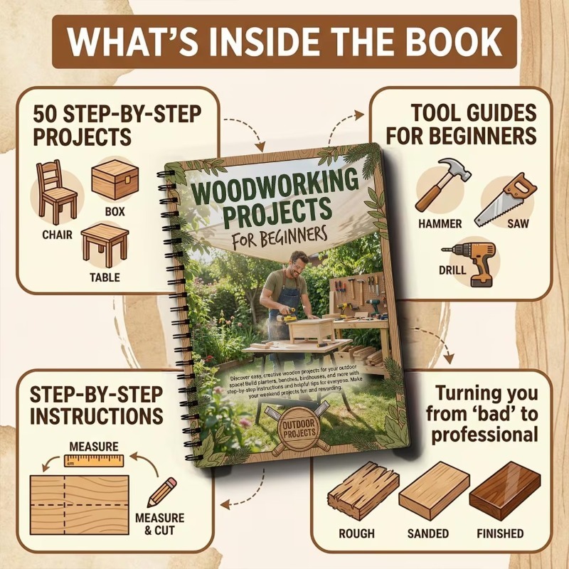 Planos de Proyectos de Carpint - Woodworking Ideas For Beginners reseña y precio