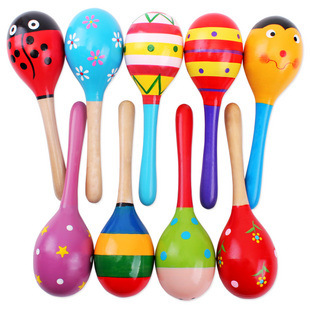 Sonajeros pequeños de madera c - Woodworking Kids Toys reseña y precio