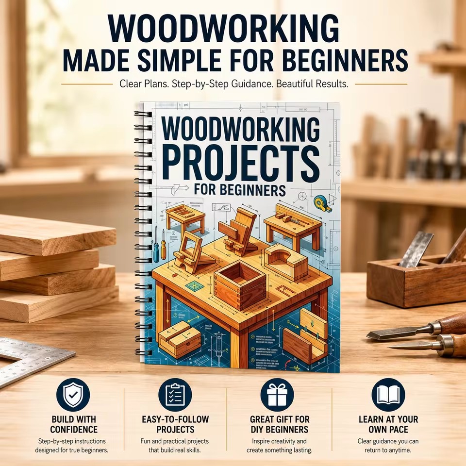 Planos de Carpintería Fáciles  - Woodworking Ideas For Beginners reseña y precio